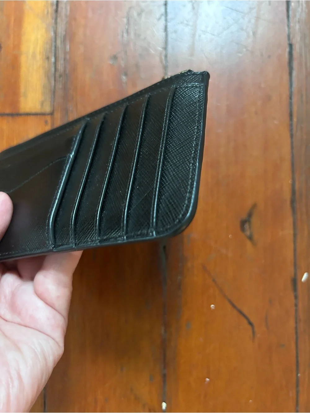 Kate Spade Staci Large Slim Card Holder in Black